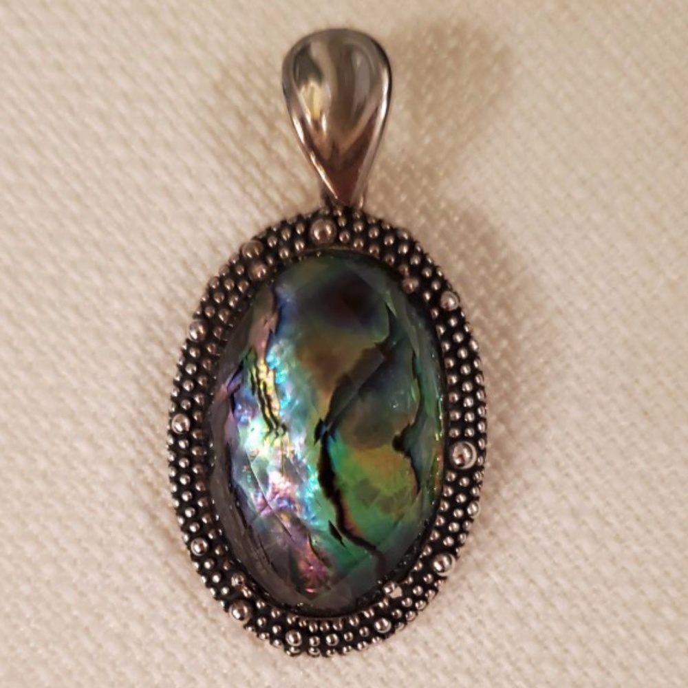 ABALONE ENHANCER PENDANT From Michael Dawkins. - Picture 4 of 8